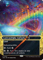 Cascading Cataracts (#005) (Borderless)\nStellar Sights\nSingle\nMagic The Gathering