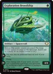 Exploration Broodship\nEdge of Eternities Commander\nSingle\nMagic The Gathering
