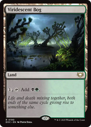 Viridescent Bog\nEdge of Eternities Commander\nSingle\nMagic The Gathering