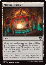 Maestros Theater\nEdge of Eternities Commander\nSingle\nMagic The Gathering