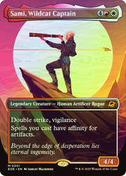 Sami, Wildcat Captain (Borderless)\nEdge of Eternities - Variants\nSingle\nMagic The Gathering
