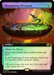 Thrumming Hivepool (Extended Art)\nEdge of Eternities - Variants\nSingle\nMagic The Gathering