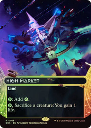 High Market (#018) (Borderless)\nStellar Sights\nSingle\nMagic The Gathering