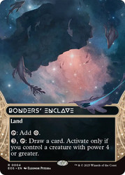 Bonders' Enclave (#004) (Borderless)\nStellar Sights\nSingle\nMagic The Gathering