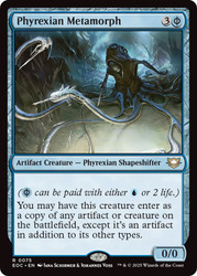 Phyrexian Metamorph\nEdge of Eternities Commander\nSingle\nMagic The Gathering