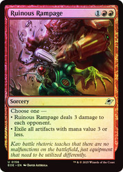 Ruinous Rampage\nEdge of Eternities\nSingle\nMagic The Gathering