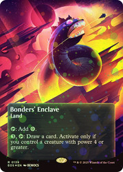 Bonders' Enclave (#139) (Borderless) (Galaxy Foil)\nStellar Sights - Alternate Foil\nSingle\nMagic The Gathering