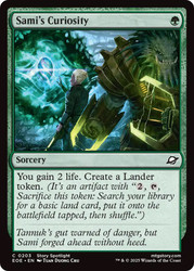 Sami's Curiosity\nEdge of Eternities\nSingle\nMagic The Gathering