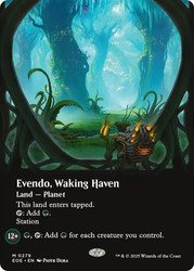Evendo, Waking Haven (Borderless)\nEdge of Eternities - Variants\nSingle\nMagic The Gathering