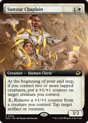 Sunstar Chaplain (Extended Art)\nEdge of Eternities - Variants\nSingle\nMagic The Gathering
