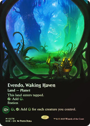 Evendo, Waking Haven (Borderless)\nEdge of Eternities - Variants\nSingle\nMagic The Gathering