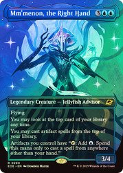 Mm'menon, the Right Hand (Borderless)\nEdge of Eternities - Variants\nSingle\nMagic The Gathering