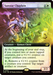 Sunstar Chaplain (Extended Art)\nEdge of Eternities - Variants\nSingle\nMagic The Gathering