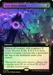 Zero Point Ballad (Extended Art)\nEdge of Eternities - Variants\nSingle\nMagic The Gathering