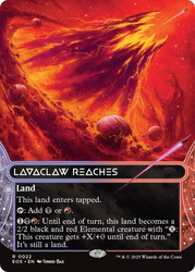 Lavaclaw Reaches (#022) (Borderless)\nStellar Sights\nSingle\nMagic The Gathering