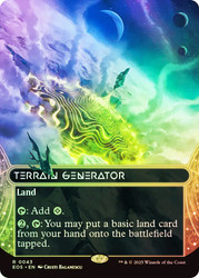 Terrain Generator (#043) (Borderless)\nStellar Sights\nSingle\nMagic The Gathering