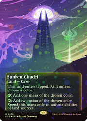 Sunken Citadel (#176) (Borderless) (Galaxy Foil)\nStellar Sights - Alternate Foil\nSingle\nMagic The Gathering