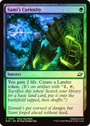 Sami's Curiosity\nEdge of Eternities\nSingle\nMagic The Gathering