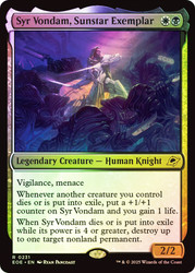 Syr Vondam, Sunstar Exemplar\nEdge of Eternities\nSingle\nMagic The Gathering