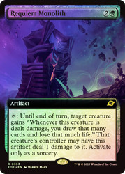 Requiem Monolith (Extended Art)\nEdge of Eternities - Variants\nSingle\nMagic The Gathering