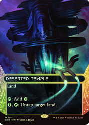 Deserted Temple (#011) (Borderless)\nStellar Sights\nSingle\nMagic The Gathering