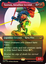 Tannuk, Steadfast Second (Borderless)\nEdge of Eternities - Variants\nSingle\nMagic The Gathering