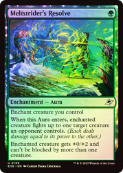 Meltstrider's Resolve\nEdge of Eternities\nSingle\nMagic The Gathering