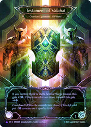 Testament of Valahai (Marvel)
Mastery Pack Guardian
Single
Flesh and Blood