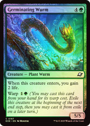 Germinating Wurm\nEdge of Eternities\nSingle\nMagic The Gathering