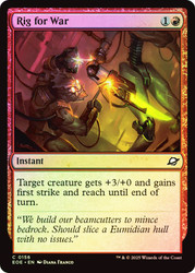 Rig for War\nEdge of Eternities\nSingle\nMagic The Gathering