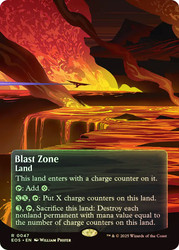 Blast Zone (#047) (Borderless)\nStellar Sights\nSingle\nMagic The Gathering