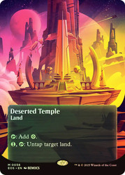 Deserted Temple (#056) (Borderless)\nStellar Sights\nSingle\nMagic The Gathering