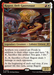 Ragost, Deft Gastronaut (Promo Pack) (Edge of Eternities)\nPromo: Planeswalker Stamped\nSingle\nMagic The Gathering