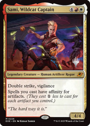 Sami, Wildcat Captain (Promo Pack) (Edge of Eternities)\nPromo: Planeswalker Stamped\nSingle\nMagic The Gathering