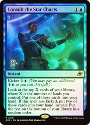 Consult the Star Charts (Prerelease) (Edge of Eternities)\nPromo: Date Stamped\nSingle\nMagic The Gathering