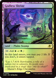 Godless Shrine (Prerelease) (Edge of Eternities)\nPromo: Date Stamped\nSingle\nMagic The Gathering
