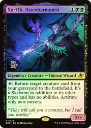 Xu-Ifit, Osteoharmonist (Prerelease) (Edge of Eternities)\nPromo: Date Stamped\nSingle\nMagic The Gathering
