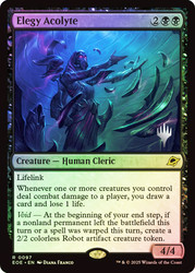 Elegy Acolyte (Promo Pack) (Edge of Eternities)\nPromo: Planeswalker Stamped\nSingle\nMagic The Gathering