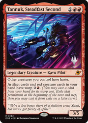 Tannuk, Steadfast Second (Promo Pack) (Edge of Eternities)\nPromo: Planeswalker Stamped\nSingle\nMagic The Gathering