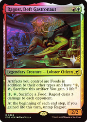 Ragost, Deft Gastronaut (Promo Pack) (Edge of Eternities)\nPromo: Planeswalker Stamped\nSingle\nMagic The Gathering