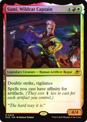 Sami, Wildcat Captain (Promo Pack) (Edge of Eternities)\nPromo: Planeswalker Stamped\nSingle\nMagic The Gathering