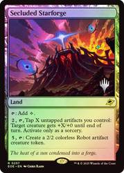 Secluded Starforge (Promo Pack) (Edge of Eternities)\nPromo: Planeswalker Stamped\nSingle\nMagic The Gathering