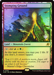 Stomping Ground (Promo Pack) (Edge of Eternities)\nPromo: Planeswalker Stamped\nSingle\nMagic The Gathering