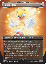 Super State (Sonic the Hedgehog) (Secret Lair) (Borderless)\nPromo: General\nSingle\nMagic The Gathering