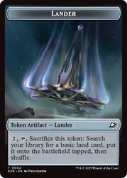 {Lander Token} (#004) // {Robot Token}\nEdge of Eternities\nSingle\nMagic The Gathering