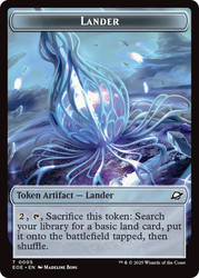 {Lander Token} (#005) // {Robot Token}\nEdge of Eternities\nSingle\nMagic The Gathering