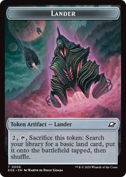 {Lander Token} (#006) // {Robot Token}\nEdge of Eternities\nSingle\nMagic The Gathering