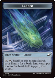 {Lander Token} (#008) // {Robot Token}\nEdge of Eternities\nSingle\nMagic The Gathering