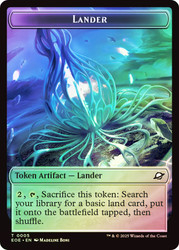 {Lander Token} (#005) // {Robot Token}\nEdge of Eternities\nSingle\nMagic The Gathering