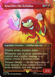 Knuckles the Echidna (Sonic the Hedgehog) (Secret Lair) (Borderless)\nPromo: General\nSingle\nMagic The Gathering